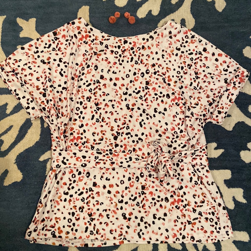Blouse Top & Matching Earrings